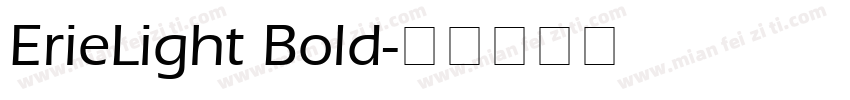 ErieLight Bold字体转换